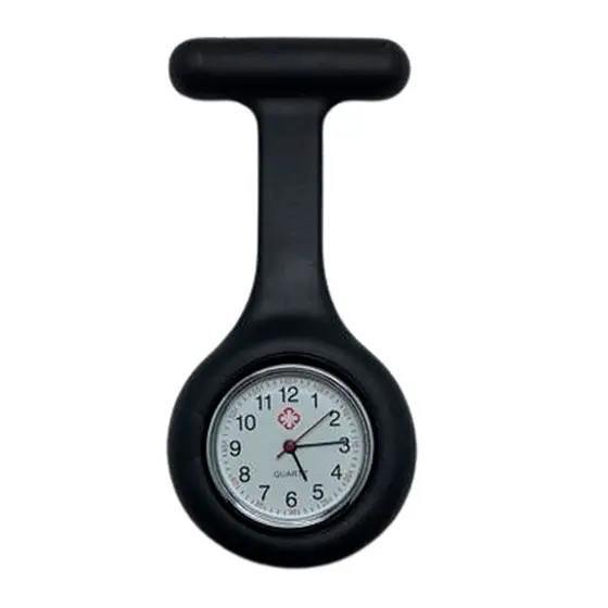 Relógio de Bolso Lapela Enfermagem Profissionais Saúde Preto RM