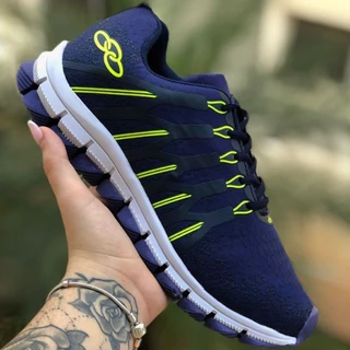 Tênis Masculino Esportivo Olimpic Caminhada Corrida Academia Antiderrapante Absorve Impacto Original