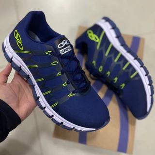Tênis Esportivo Caminhada Corrida Academia Olimpi Antiderrapante Absorve Impacto Masculino Feminino