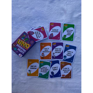 Jogo UNO Divertidamente emoções 25 cartas