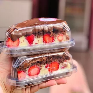 Embalagem de Fatia de Torta / Bolo Galvanotek G630 - Com trava de Segurança