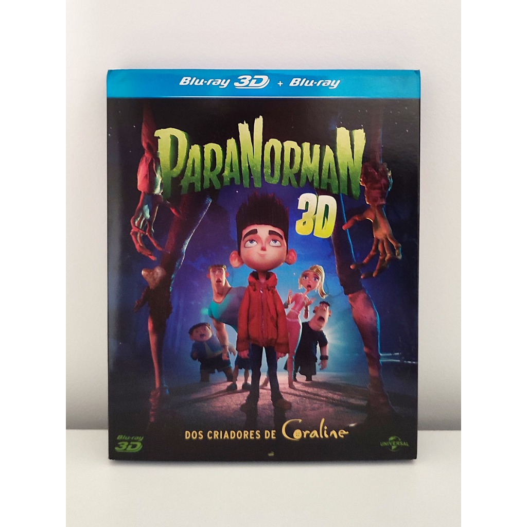 Blu-ray Paranorman 3D e 2D - dos criadores de Coraline - com luva ...