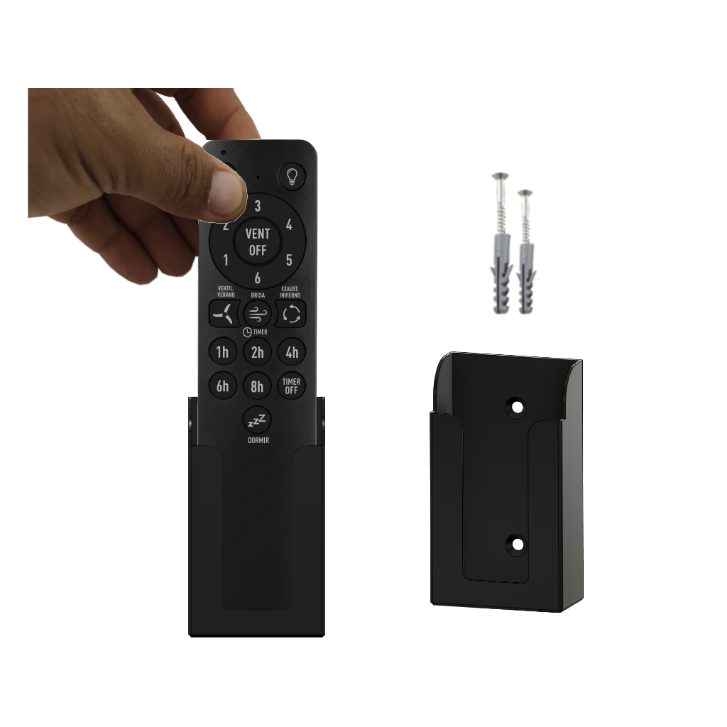 Suporte De Parede para Controle Remoto Ventilador Arno Teto
