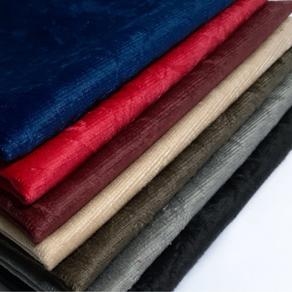 Tecido suede amassado para forrar sofa 1M X 140 Largura - Tecido para cabeceira, puff, Cadeira, Poltronas