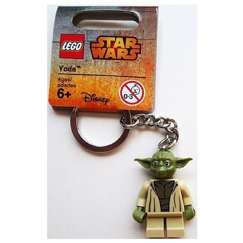 Chaveiro lego original e novo yoda star wars minifigura