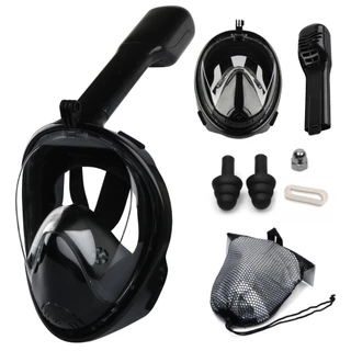 Máscara de Mergulho Snorkel Full Face Suporte Gopro Câmera