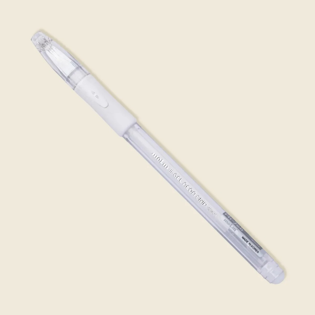 Caneta Branca de Gel 0.8mm | MoLin