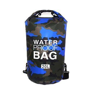 Mochila Sacola Bag Impermeável Aprova D'agua Saco Camuflado Bolsa Trilha Mergulho Natação