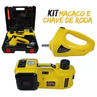 Kit Macaco Elétrico Com Chave Roda Completo Nakasaki