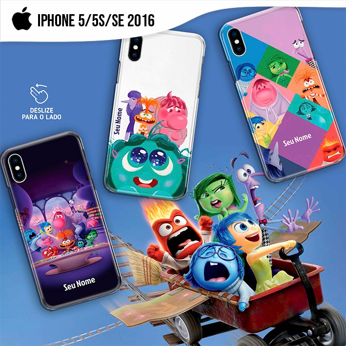 Capa Capinha - iPhone 5 / 5S / SE 2016 - Coleção Divertidamente