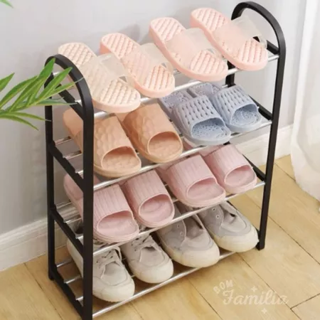 Sapateira 4 Andares Organizadora Plástico 8 Pares