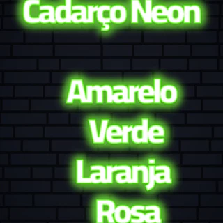 Cadarço Achatado Reto Cores Neon 1,80CM De Comprimento