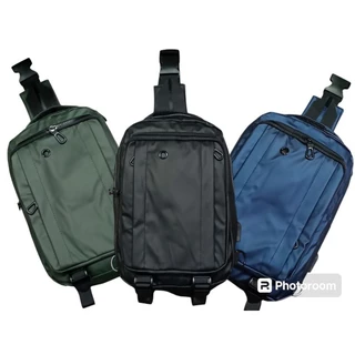 mochila, transversal e bolsa de hombro 3 en 1, Ponto de recarrega celular y cabo, impermeavel, resistente, tecido emborrachado de alta qualidade, compartimento interno para tablet 12'