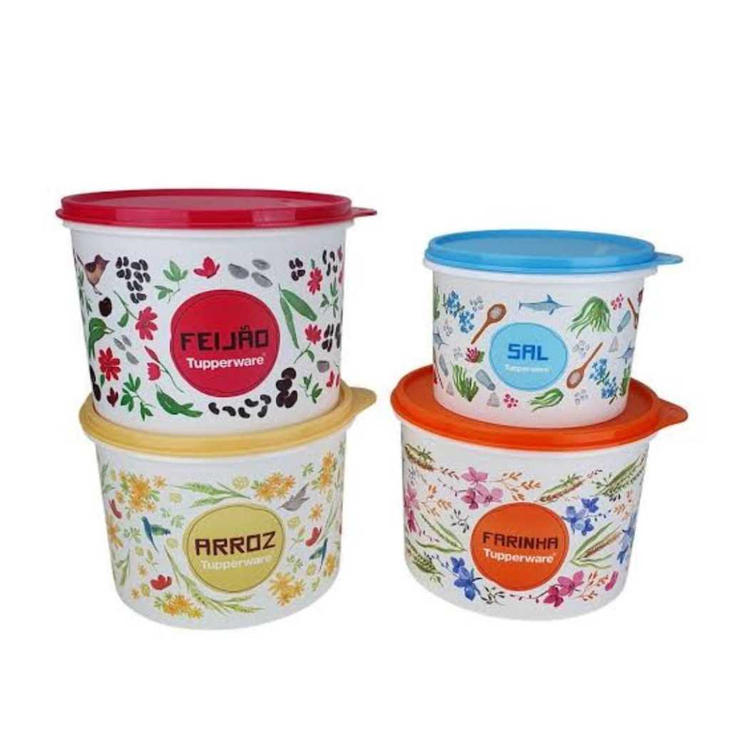 Armazenagem Tupperware Linha Floral - Original | Shopee Brasil