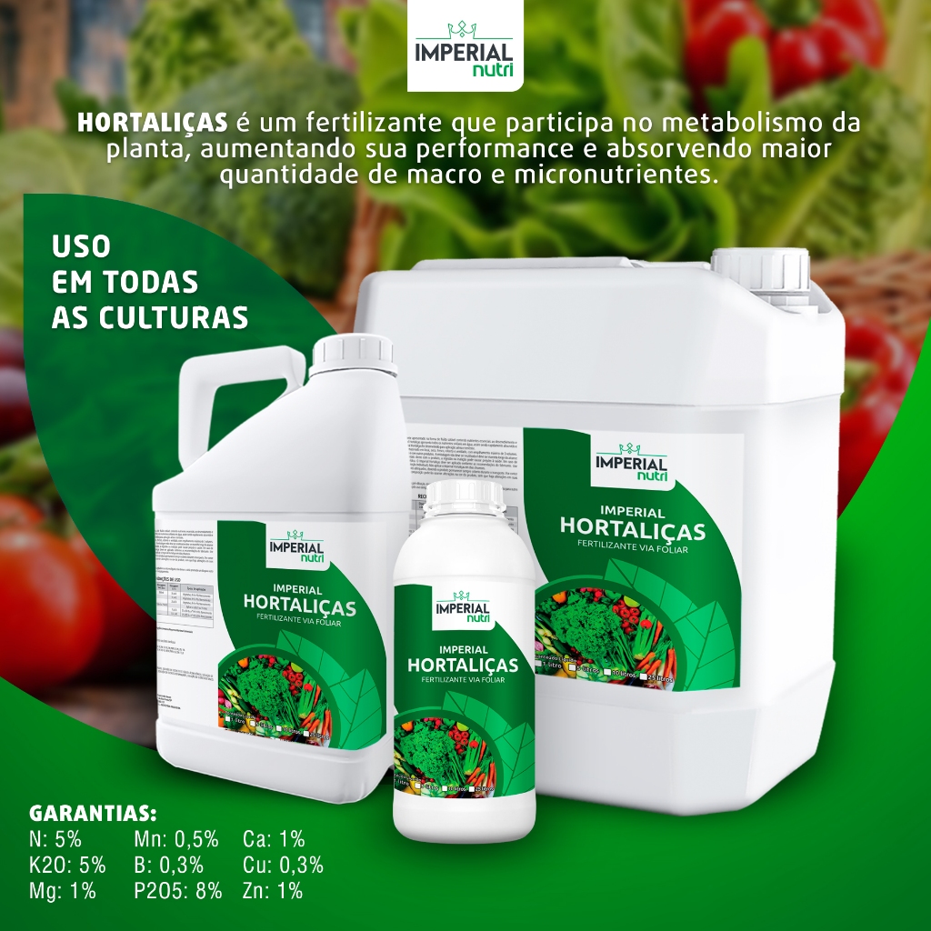 Adubo Foliar Completo Para Hortaliças 1 Litro Imperial Nutri | Shopee ...
