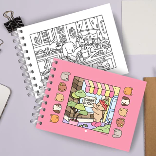 Livro de Colorir Bobbie Goods A5 - 174 desenhos.