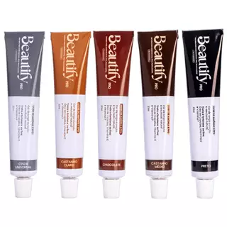 Tintura para Cílios Sobrancelha Brow Lamination e Barba Tinta Beautify Pro Profissional 20ml