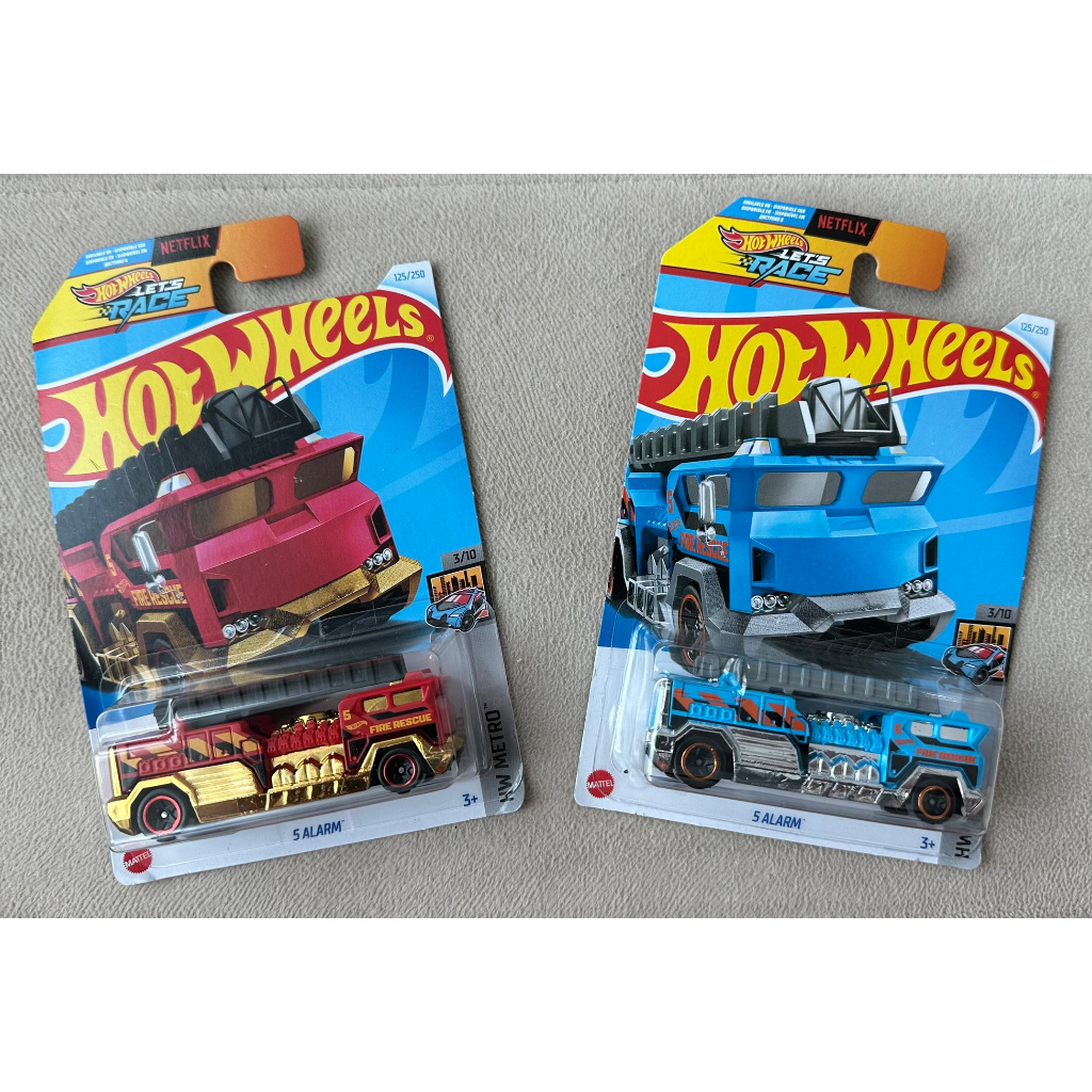 Hot Wheels 5 Alarm - Caminhão de Bombeiro (Colegação Let's Race Netflix)