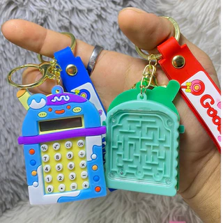 Novidade Novo Chaveiro Calculadora Labirinto Brinquedo Porta-Chaves Infantil Clássico Mochila Pingente Presente Cartoon Keychain Novidade