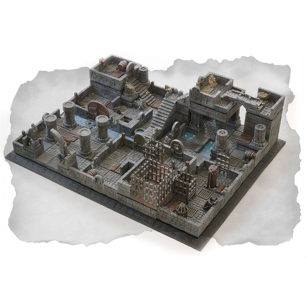 Mapa Modular Dungeons Blocks 243 peças - Sem pintura