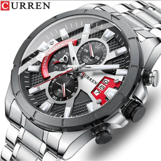 Relógio Masculino CURREN Marca Original Casual À Prova D 'Água Quartzo 8401 (Sem caixa)