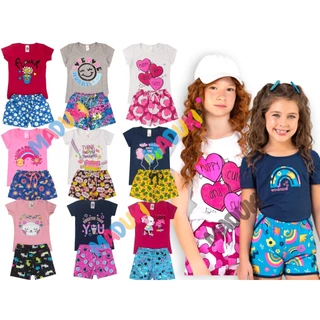 Kit 10 Peças Premium Infantil Juvenil Menina Verão 1 a 16