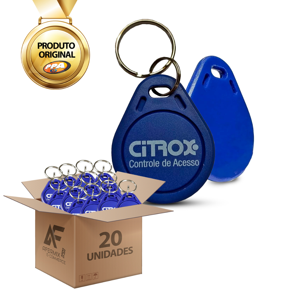 Tag Proximidade Rfid Controle Acesso 125khz Citrox Ppa 20un