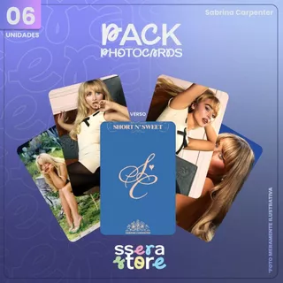 Sabrina Carpenter Short N' Sweet Photocards Fanmade