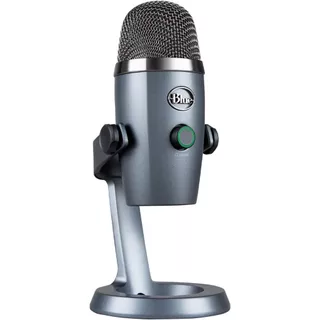 Microfone Condensador Usb Blue Yeti Nano - Cinza Cor Shadow Grey