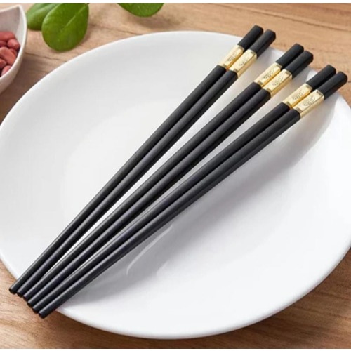 Kit Hashi Pares Palitos pauzinho Reutilizável Resistente de fibra de vidro