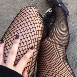 Kit 2 Meias Calça Arrastão Feminina Adulto Preta Tamanho Único