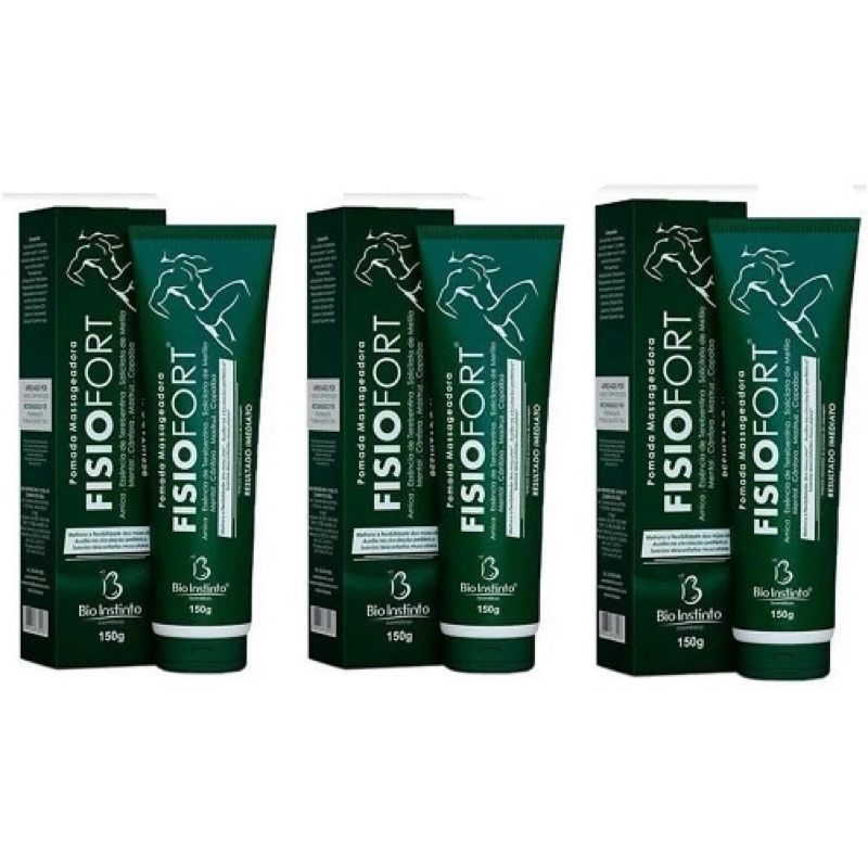 Pomada Fisiofort Verde Bio Instinto 150g - Imagem 2