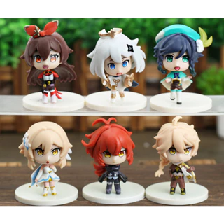 Genshin Impact - Bonecos "Chibi" Herois de Mondstadt