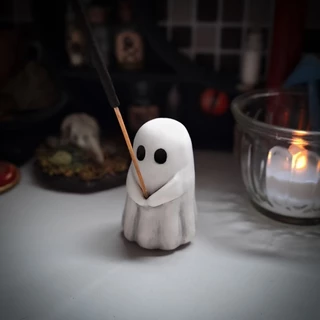 Porta incenso vareta e miniatura fantasma-Buu