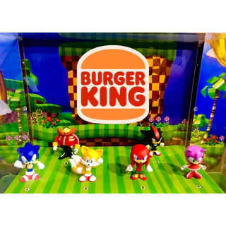 Miniaturas Sonic The Hedgehog Burger King Novos Lacrados
