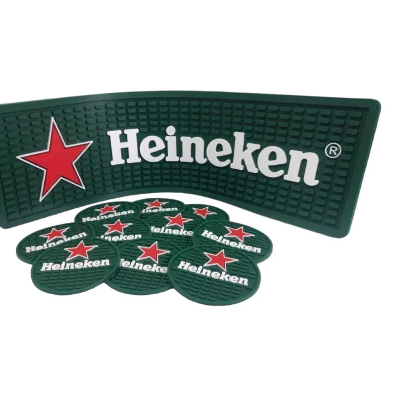1 Tapete emborrachado Bar Marts + 6 porta copo