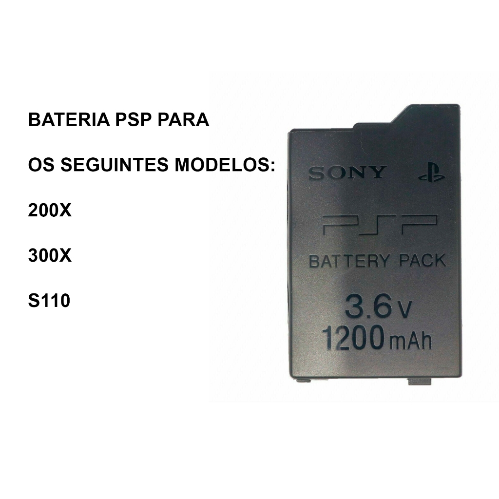 Bateria para PSP 2000 3000 1200 mAh