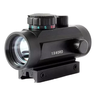 Telescópica 1×40 Red Green Ponto Trilho 11MM/20MM