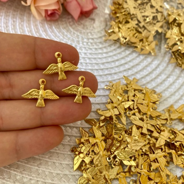 50 Pingente Divino Espírito Santo Medalha Lembrancinha