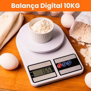 Balança digital de precisão de 10kg para cozinha comida dieta nutrição academia