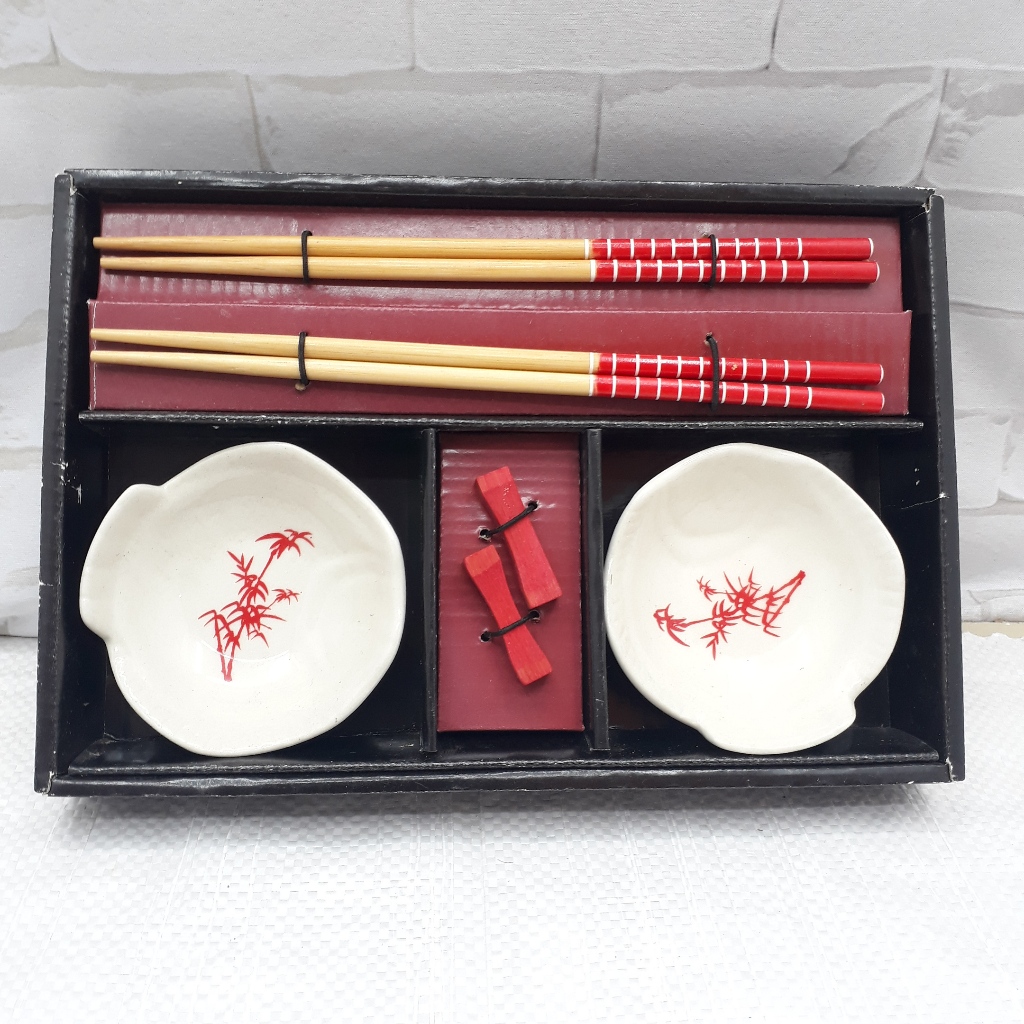 Conjunto de Hashi sushi ( Nunca foi usado) | Shopee Brasil