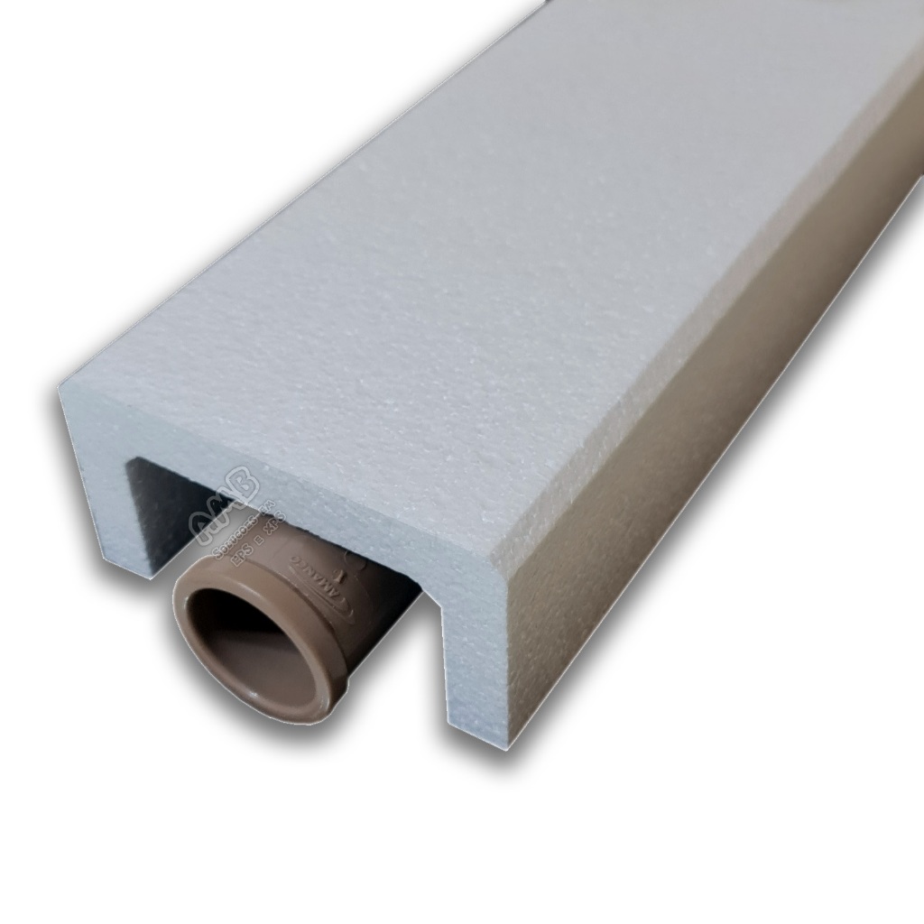 1,2m coluna Viga falsa de isopor largura 18cm p/ esconder tubulação fiação canos tubos fios cabo pilar colunaviga