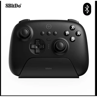 CONTROLE GAMER 8BITDO ULTIMATE SEM FIO com Anti-drift, BLUETOOTH, WINDOWS, SWITCH, STEAM OS, PRETO