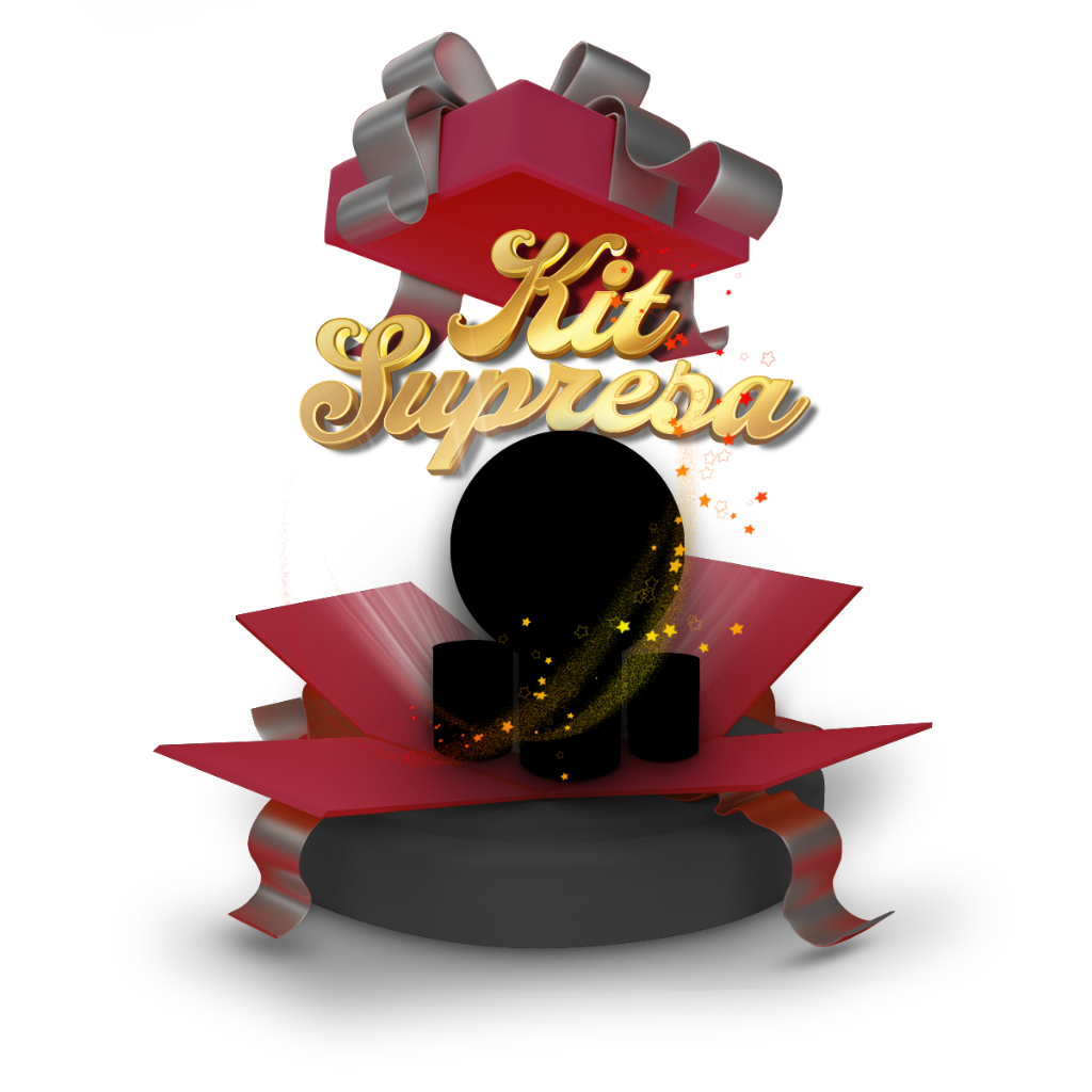 KIT SURPRESA COM PEQUENAS AVARIAS Capa Painel E Trio Cilindro Tema Decoração Elegante Festa Promoção