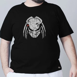 Camiseta Filme Predador Marvel Plus Size Fio 30.1 Premium 100% Algodão Estampa Exclusiva