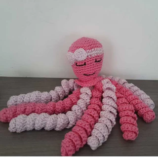 Amigurumi Polvo terapêutico