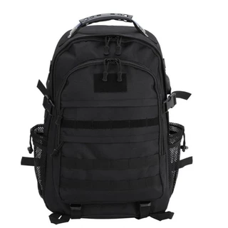 Mochila de camuflagem tática ao ar livre multifuncional, mochila portátil alça metal 0533