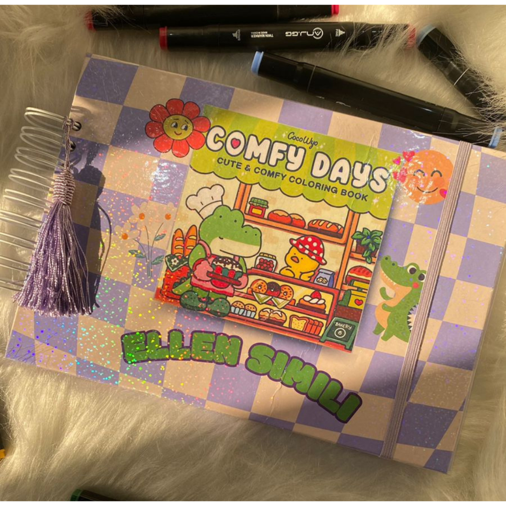 Livro De Colorir Comfy Days Personalizado Shopee Brasil