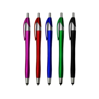 Kit 50 Unidades Caneta esferográfica Touch Universal + Escrita Macia Atacado