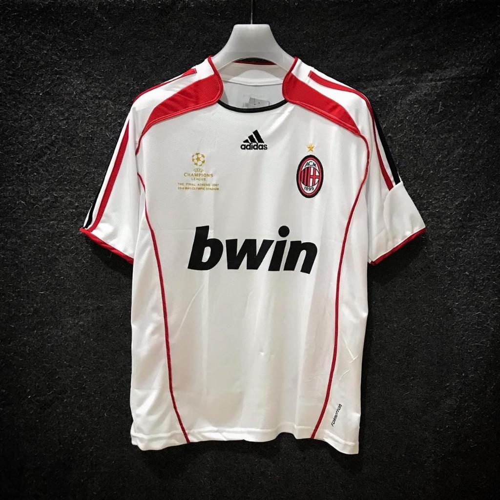Camisa Retro Milan Branca Kaká Masculina
